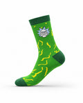 Kheyoot™ Rick and Morty Rick Green Sock Free Size