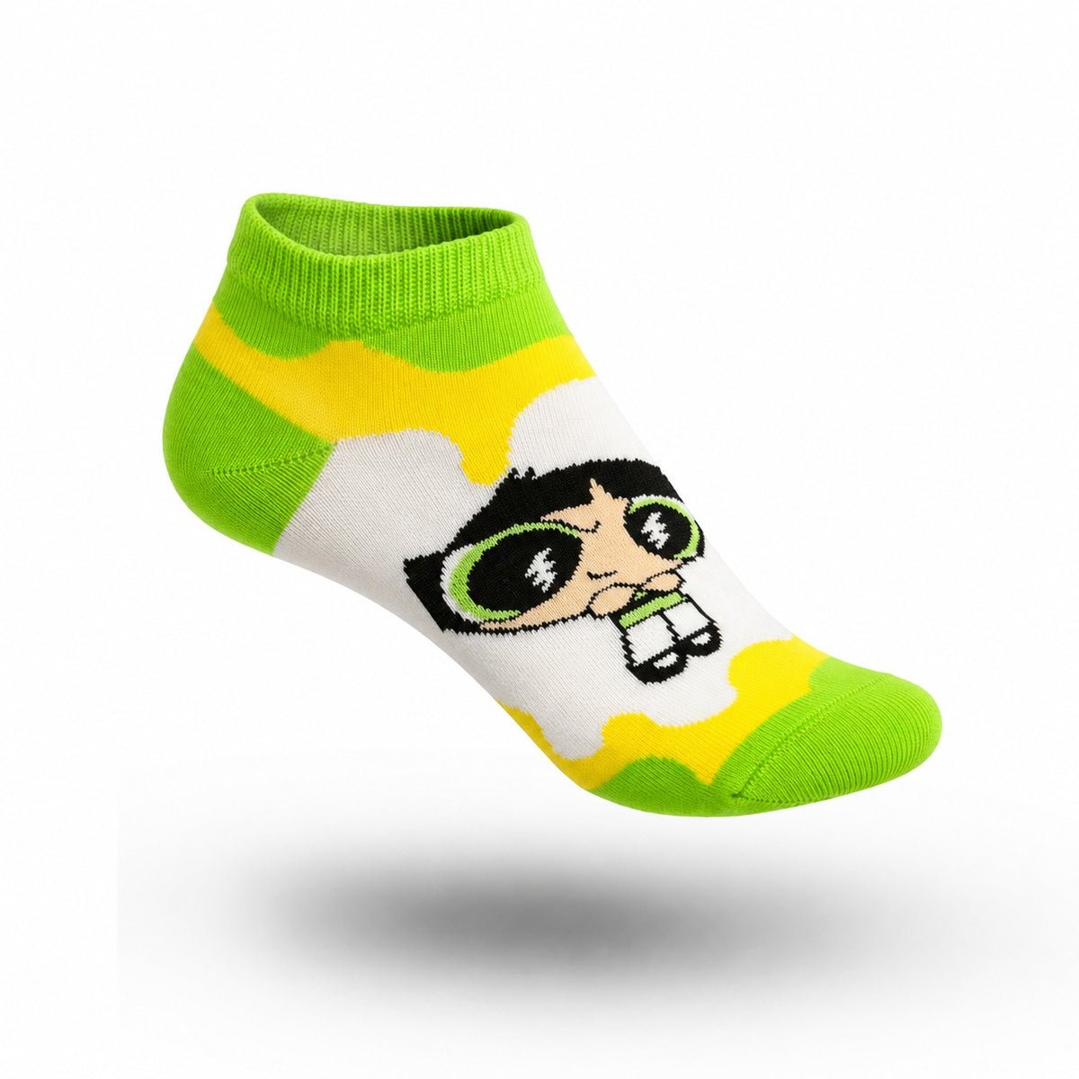 Kheyoot™ Powerpuff Buttercup Green Sock Women