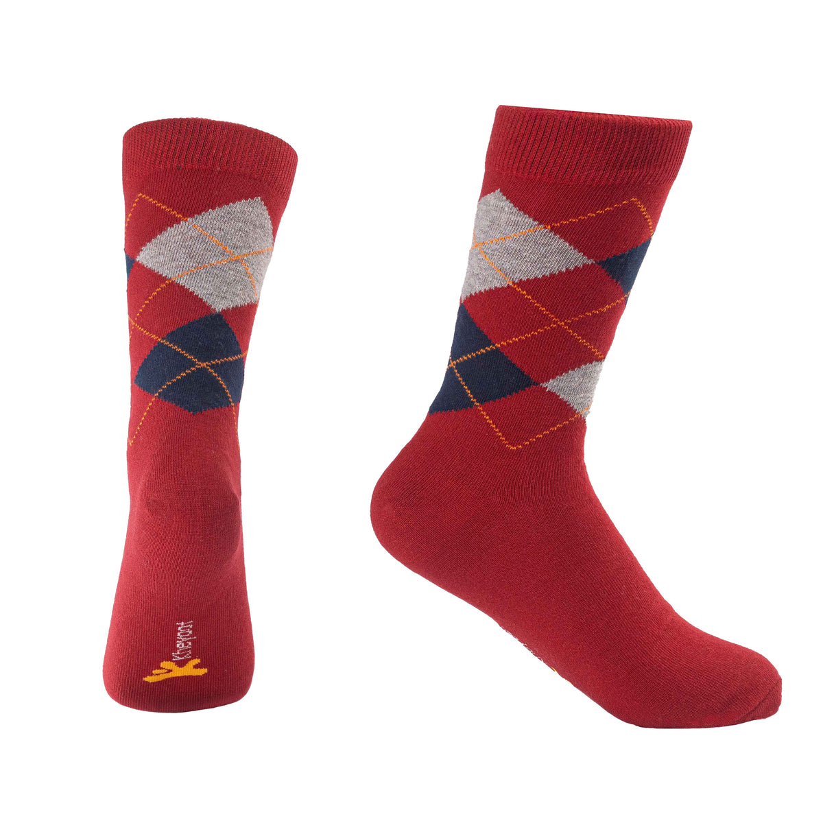 Kheyoot™ Men's Classic Argyle Dress Socks - Refined Style