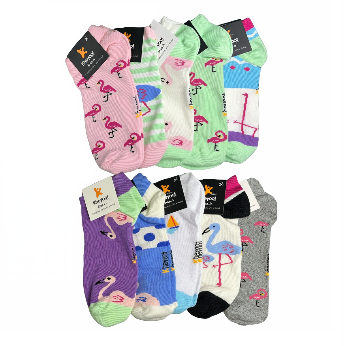 Kheyoot™ Flamingos Women Socks