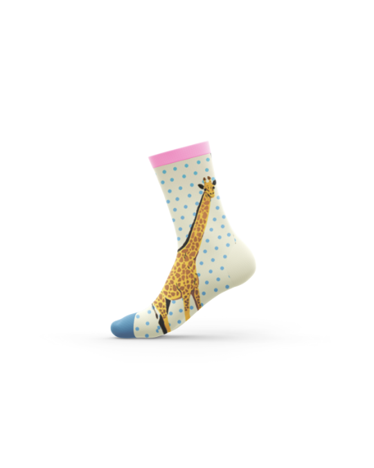 Kheyoot™ Kids Tall Toes Print Patterned Socks
