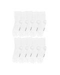 Kheyoot™ 10 kids long white Socks bundle