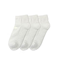 Kheyoot™ Women Anti-Slip Solid White Ankle Socks 3-Pair Pack